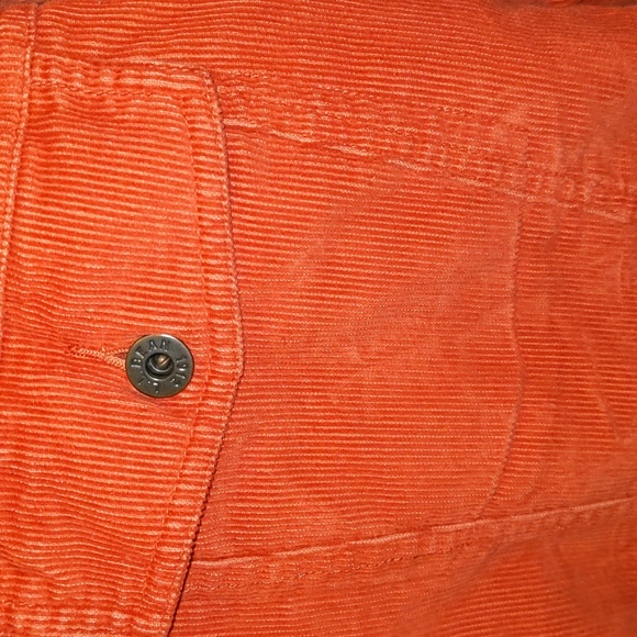 LLBean Men's XL Tall Corduroy Plush Lined Button Front Barn Chore Trucker Jacket - Picture 2 of 8